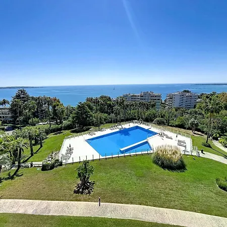 2 Bdr Panoramic Sea View Pool Ac Parking, Tennis Apartment Vallauris